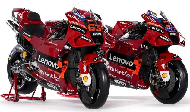 Ra mắt đội đua ducati lenovo team mùa giải motogp 2022