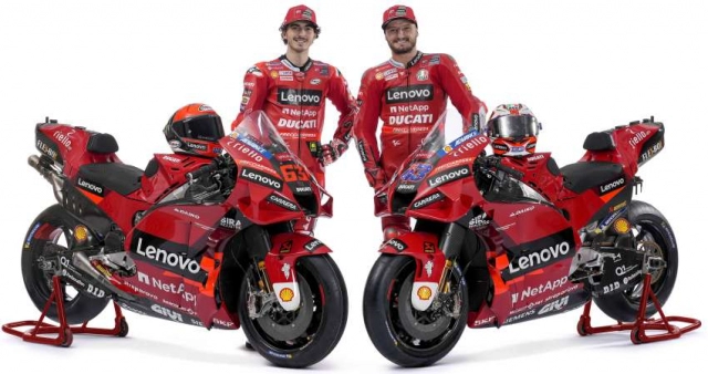 Ra mắt đội đua ducati lenovo team mùa giải motogp 2022