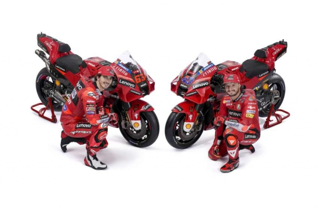 Ra mắt đội đua ducati lenovo team mùa giải motogp 2022