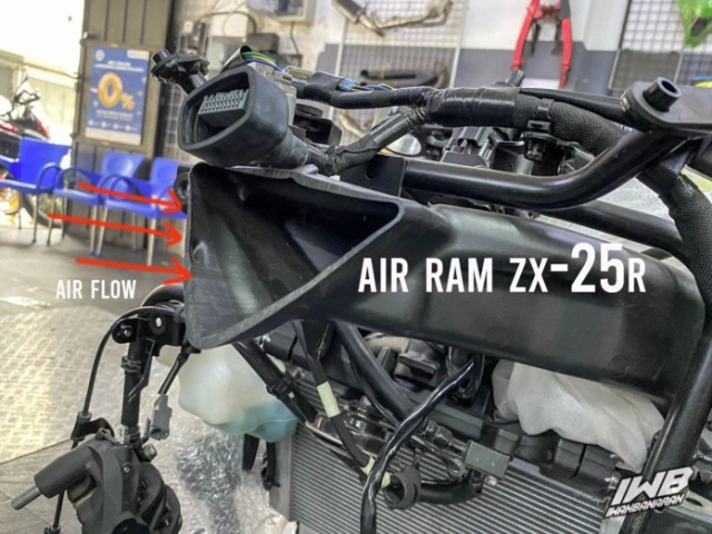 Ram air trên kawasaki ninja zx-25r nguy hiểm tiềm ẩn khi trời mưa