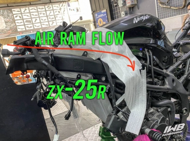 Ram air trên kawasaki ninja zx-25r nguy hiểm tiềm ẩn khi trời mưa