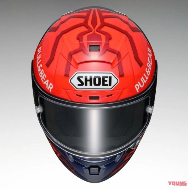 Shoei x-14 marquez 6 ra mắt phiên bản dành cho marc marquez tại motogp 2021