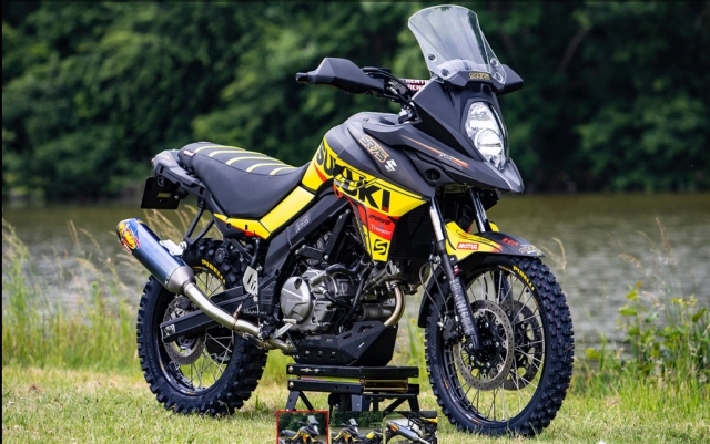 Suzuki v-strom 650xt đặc biệt - kỷ niệm danh hiệu arenacross