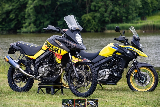 Suzuki v-strom 650xt đặc biệt - kỷ niệm danh hiệu arenacross