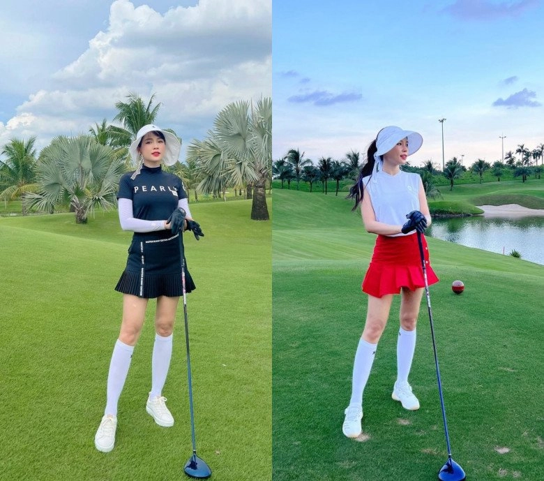 Thời trang đánh golf của hotgirl sam xinh hơn hiền hồ đắt hơn hoa hậu đẳng cấp đại gia tài sản 50 tỷ