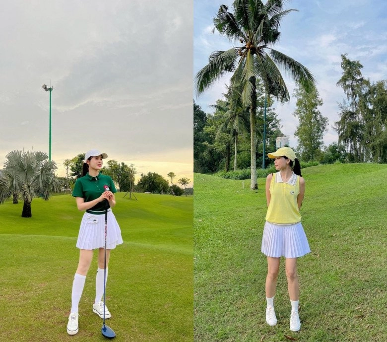 Thời trang đánh golf của hotgirl sam xinh hơn hiền hồ đắt hơn hoa hậu đẳng cấp đại gia tài sản 50 tỷ