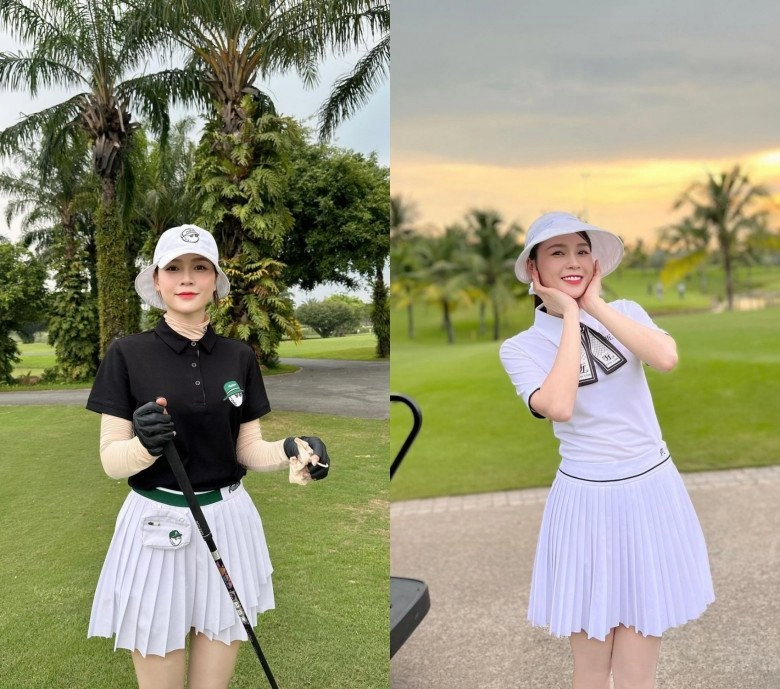 Thời trang đánh golf của hotgirl sam xinh hơn hiền hồ đắt hơn hoa hậu đẳng cấp đại gia tài sản 50 tỷ