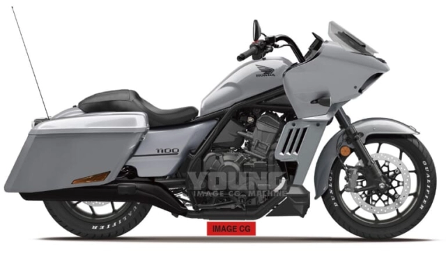 Tiết lộ hình ảnh render của honda rebel 1100 touring