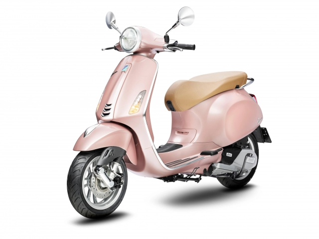 Vespa primavera pink rosa phiên bản đặc biệt dành cho phụ nữ việt nam