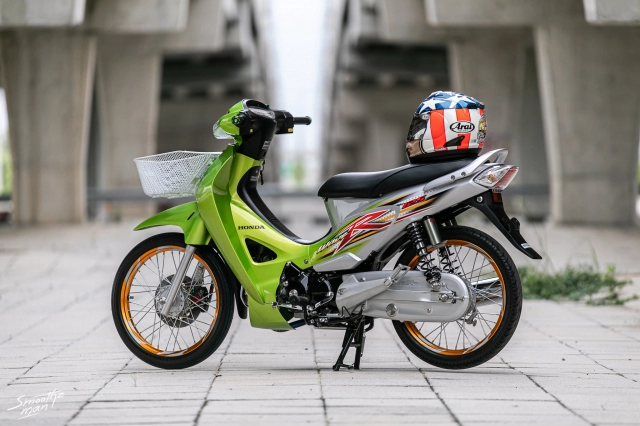 Wave 125 xanh con két độ đẹp như siêu xe