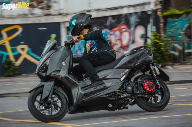 Yamaha xmax300 độ full carbon từ fin racing bike