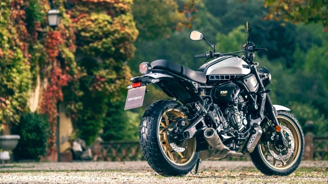 Yamaha xsr700 legacy 2023 mới ra mắt tại sự kiện eicma 2022