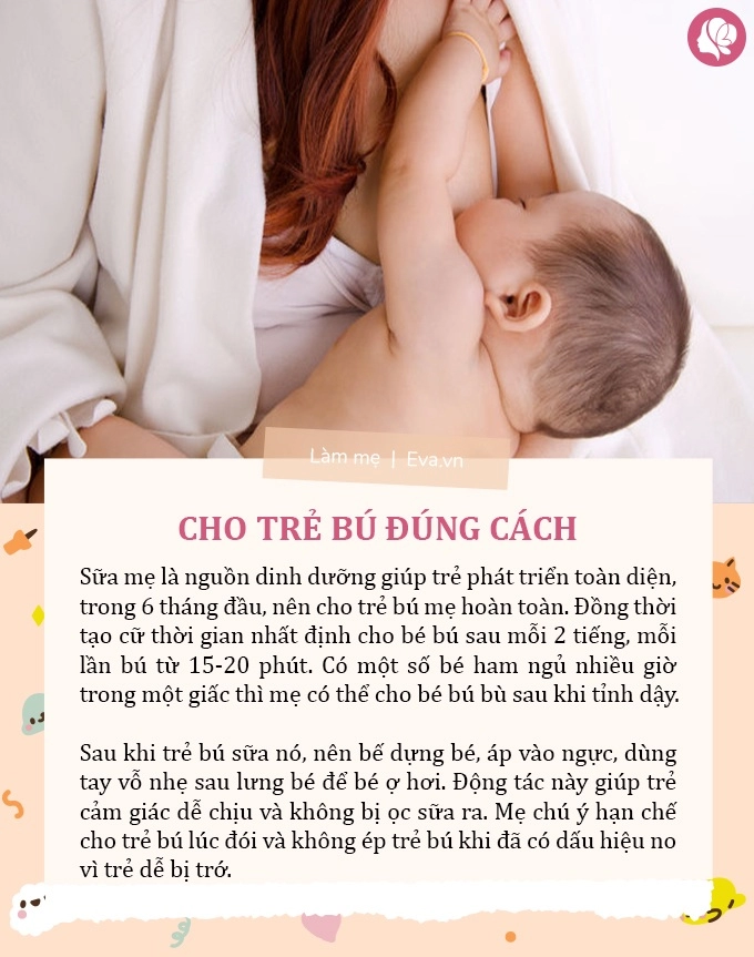 6 cách chăm trẻ sơ sinh ăn ngon ngủ khỏe con lớn nhanh như thổi