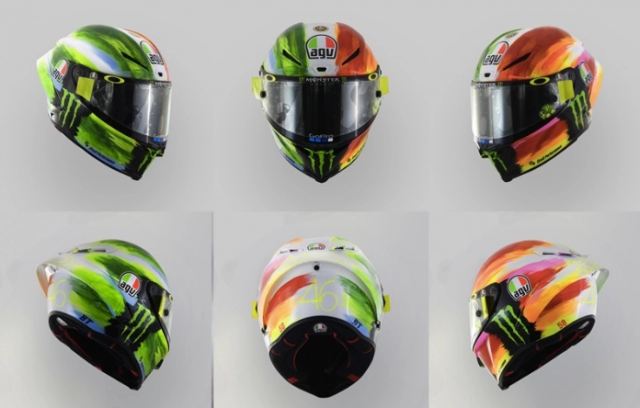 Agv pista gp r mugello 2019 dành riêng cho valentino rossi khi đua tại sân nhà