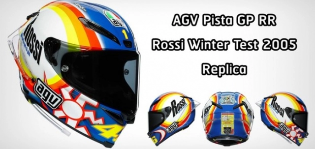 Agv pista gp rr 2020 ra mắt lấy ý tưởng từ mẫu winter test 2005 của rossi