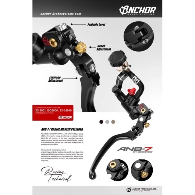 Anchor anb-7 cùm thắng mới bổ sung 2 tính năng không thua gì brembo corsa corta