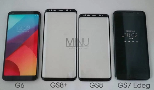 Ảnh nóng samsung galaxy s8 đọ dáng iphone 7