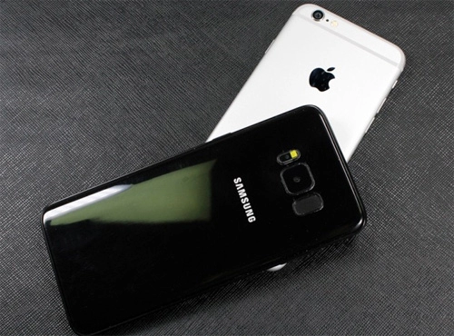 Ảnh nóng samsung galaxy s8 đọ dáng iphone 7