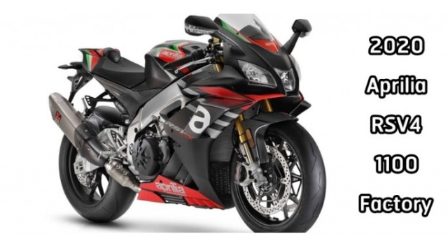 Aprilia rsv4 1100 2020 được bổ sung màu sắc mới và hệ thống treo điện tử