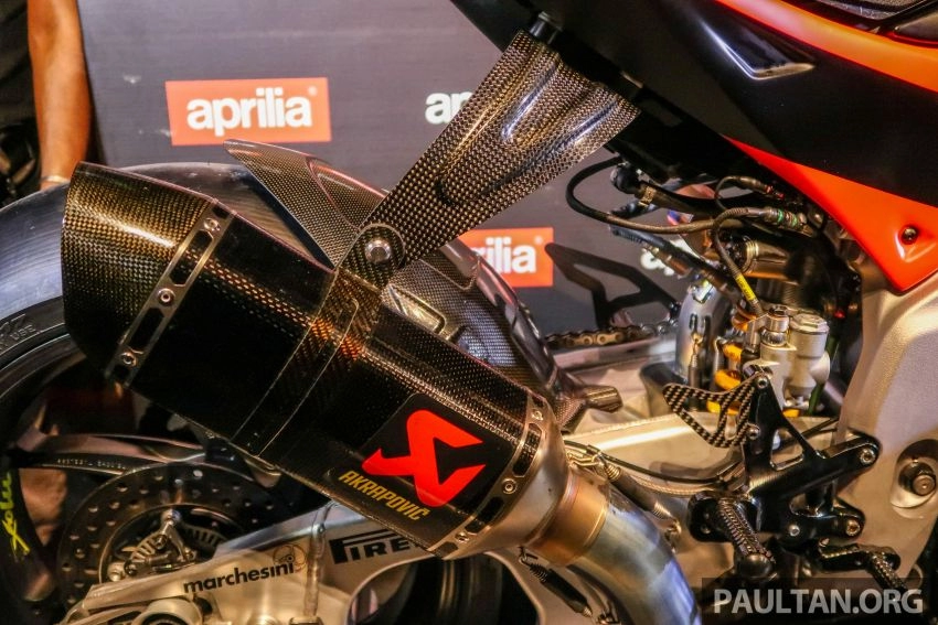 Aprilia rsv4 x phiên bản đặc biệt xuất hiện tại malaysia