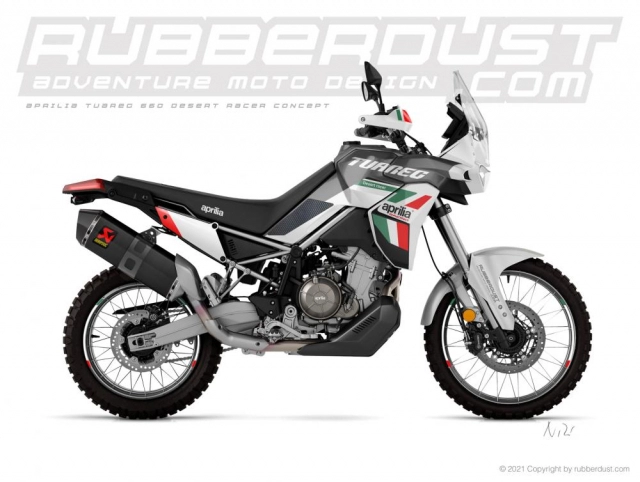 Aprilia tuareg 660 lộ diện thiết kế đường đua bắt mắt