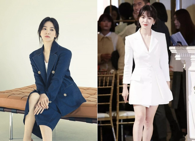 bà hoàng blazer gọi tên chị đẹp song hye kyo diện mãi một kiểu áo vẫn ghi điểm tuyệt đối