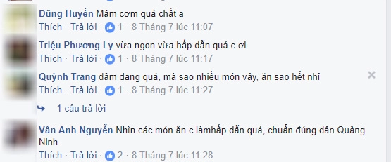 Bà nội trợ 8x khoe những mâm cơm gia đình đúng chuẩn quảng ninh ai nhìn cũng thèm