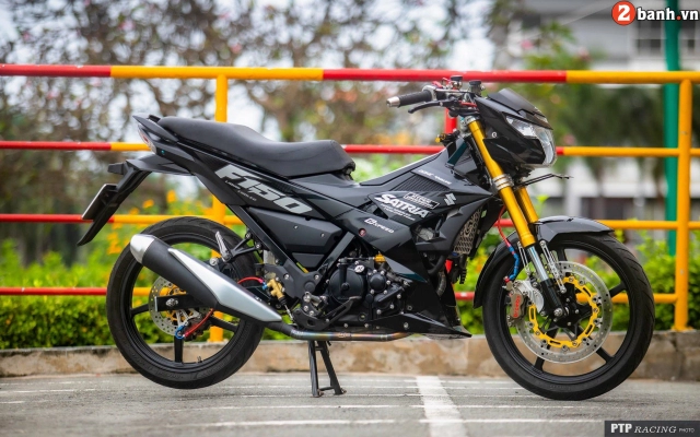 Bản độ satria 150 sở hữu dàn chân siêu mẫu đẹp không tưởng