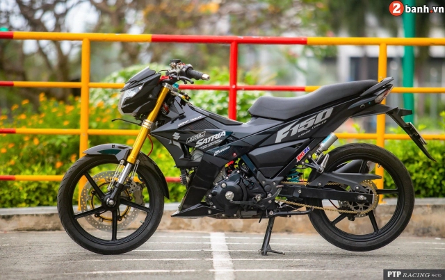 Bản độ satria 150 sở hữu dàn chân siêu mẫu đẹp không tưởng