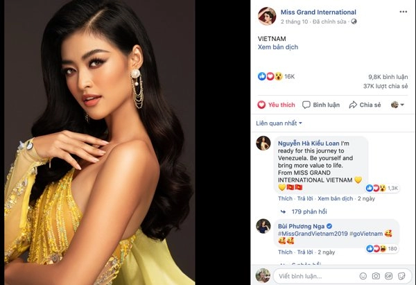 Bị chê không xứng đáng dù có trở thành miss grand international á hậu kiều loan đáp trả mạnh mẽ