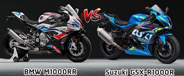 Bmw m1000rr và suzuki gsx-r1000r trên bàn cân thông số