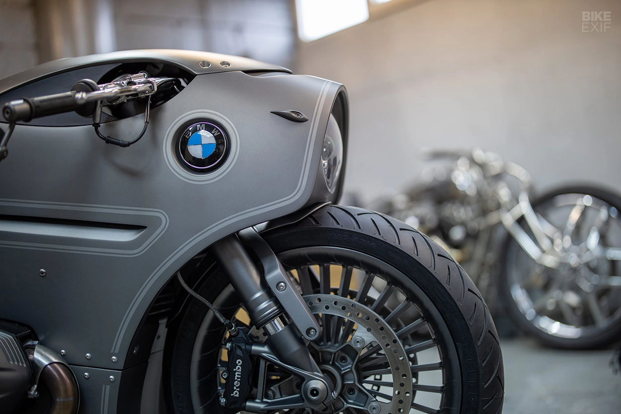 Bmw r nine t độ phong cách máy bay chiến đấu của zillers garage