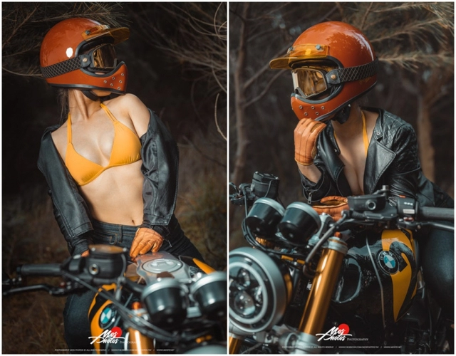 Bmw rninet đậm chất retro trong bộ ảnh của nhiếp ảnh gia mos lin