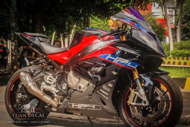 Bmw s1000rr độ - siêu phẩm cá mập lên bờ mang phong cách hp4