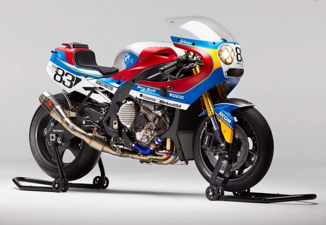 Bmw s1000rr praem optimus độ độc đáo với phong cách endurance thập niên 80