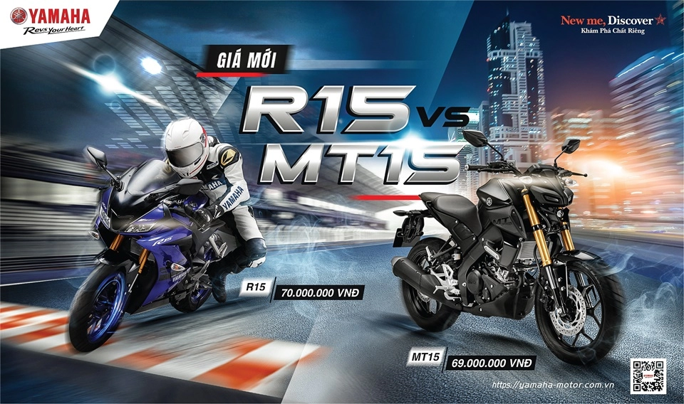 Bộ đôi yamaha r15 