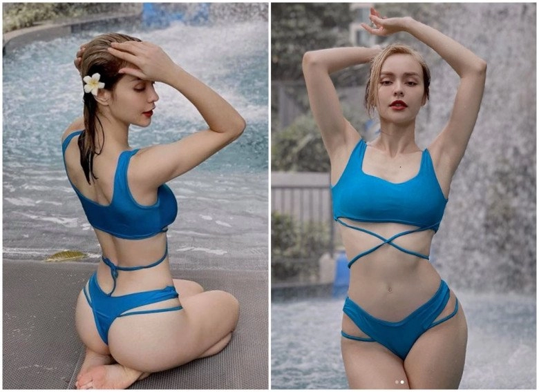 Bông hồng lai việt-pháp ngàn năm có 1 sở hữu bst áo tắm tai tiếng bikini lông lá khoét ngực bạo hết nấc