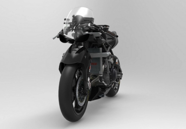 Bott 100 montaco mẫu xe mô tô độc đáo khi áp dụng công nghệ 3d print