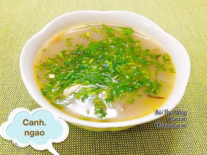 Bữa cơm ngày nắng dễ ăn với canh ngao chua ngon