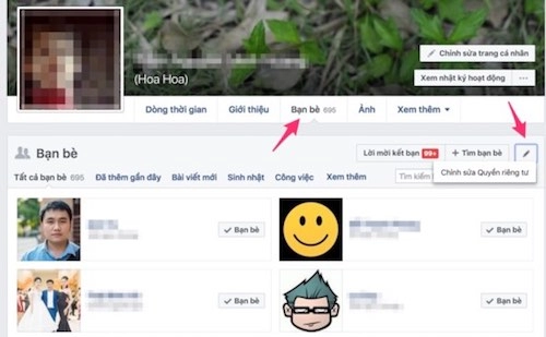 Cách ẩn mình trên facebook