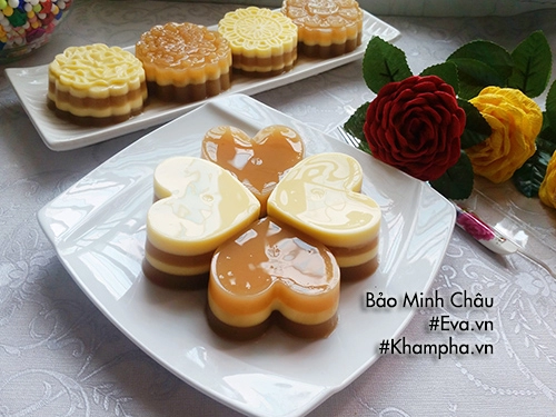 Cách làm thạch rau câu flan cheese vị cà phê ngon mát