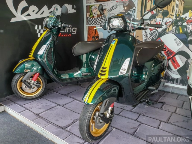 Cận cảnh bộ đôi vespa racing 2020 với giá từ 100 triệu vnd