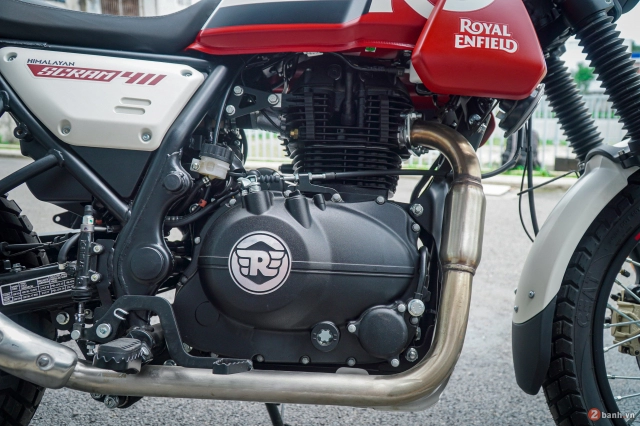 Cận cảnh royal enfield scram 411 lần đầu tiên ra mắt tại vn