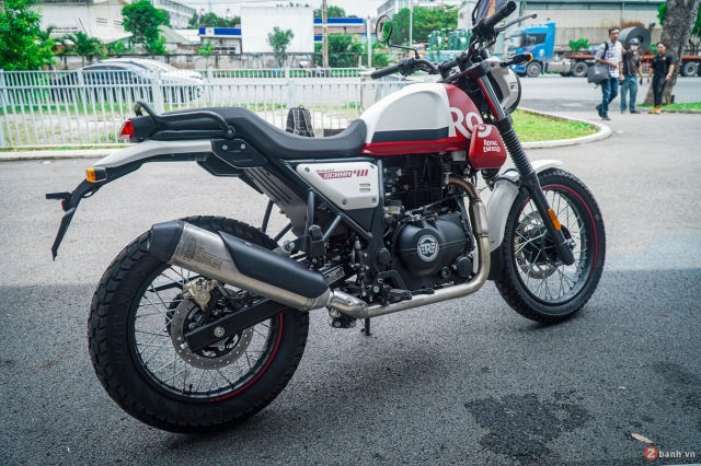 Cận cảnh royal enfield scram 411 lần đầu tiên ra mắt tại vn