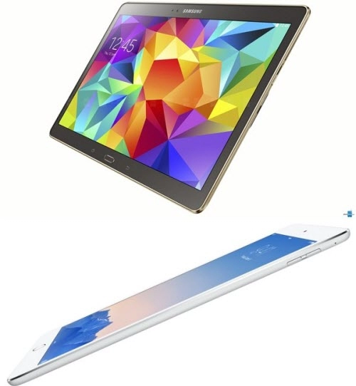 Chọn samsung galaxy tab s hay ipad air 2