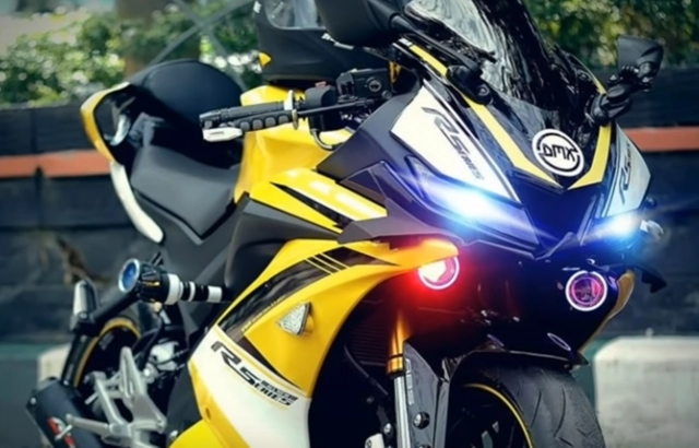 clip yamaha r15 v3 đô đuôi yamaha r1 cung option đô chơi đep xuât săc