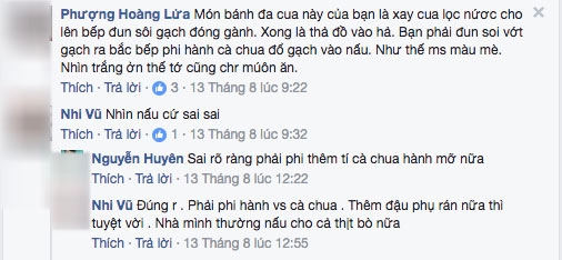 Cô vợ thắc mắc nấu bánh đa cua sao chồng đòi đổ đi chị em xem ảnh bắt bệnh ngay lập tức