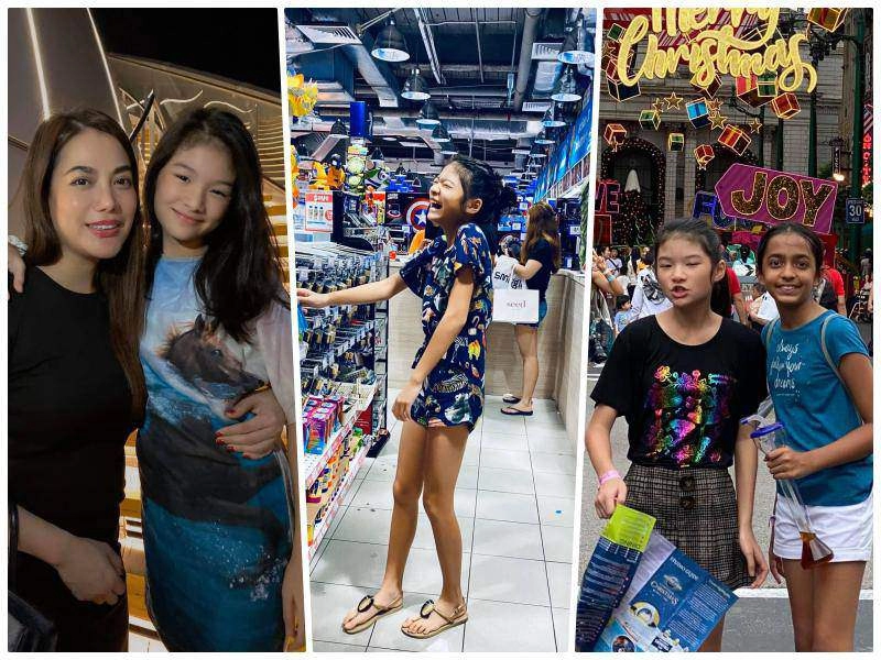 Con gái trương ngọc ánh sang mỹ liềnquẹo lựa store đồ hiệu mặc bộ nào đẹp bộ đó