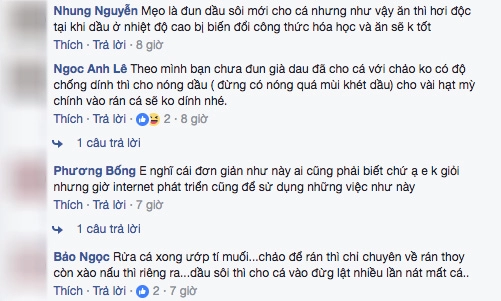 Cùng một chảo chồng rán cá hóa phượng hoàng vợ rán nát như đánh bom