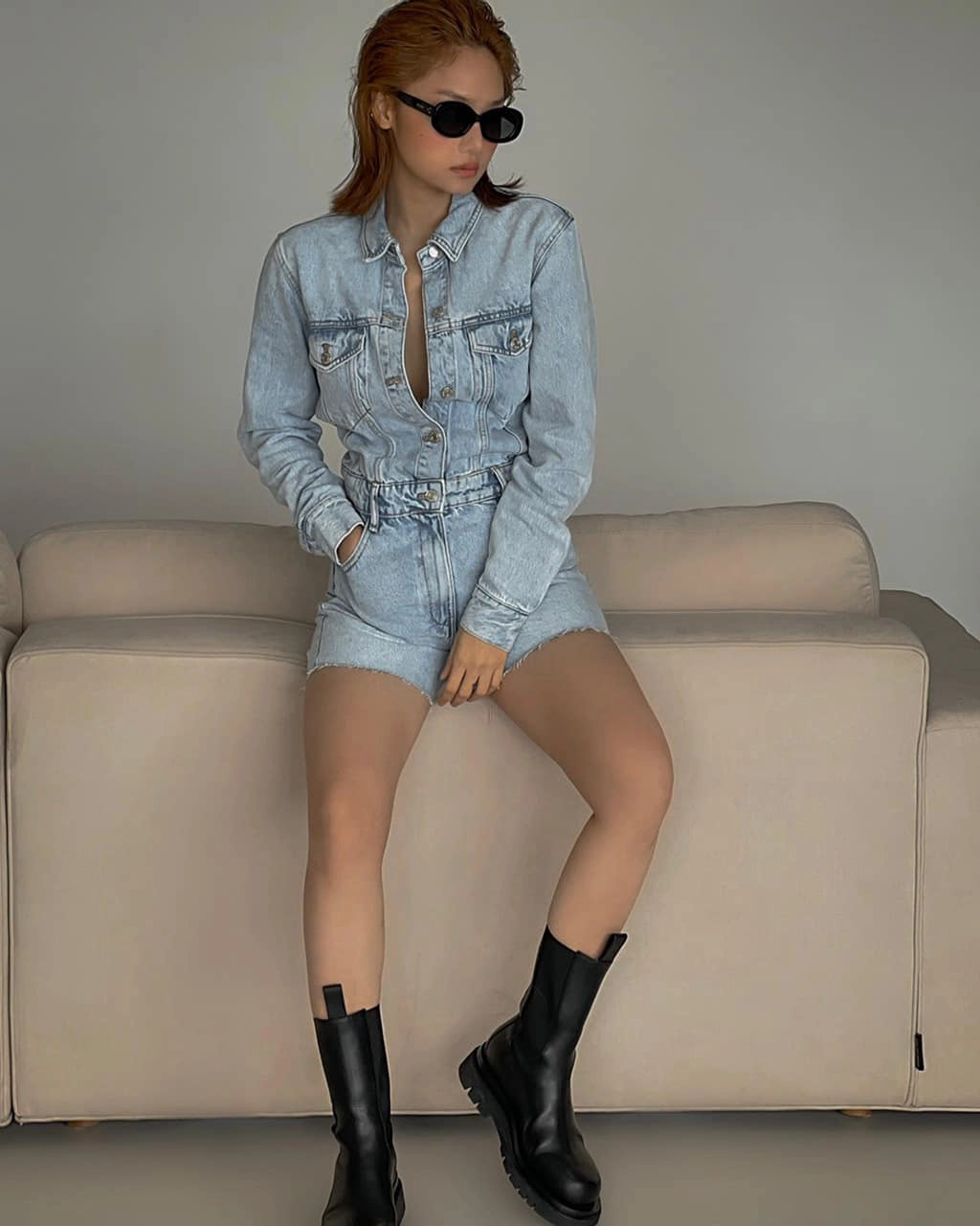 đại chiến phong cách denim on denim kỳ duyên miu lê hay yến trang ngầu nhất